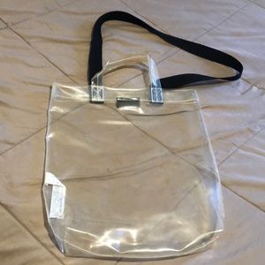 Clear Zara tote